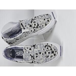 Vans Classic Slip-On Shoes - Black & White Patterned